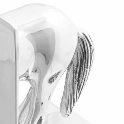 vidaXL Boekensteunen 2 st Zilver 11 x 14 x 25 cm Aluminium