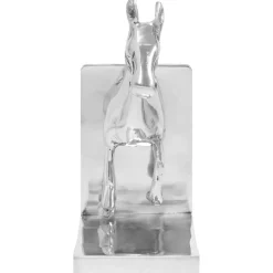 vidaXL Boekensteunen 2 st Zilver 11 x 14 x 25 cm Aluminium