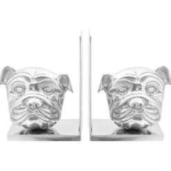 vidaXL Boekensteunen 2 st Zilver 17 x 15 x 27 cm Aluminium