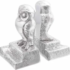 vidaXL Boekensteunen 2 st Zilver 12 x 9 x 19 cm Aluminium