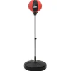 vidaXL Boksballenset met handschoenen en pomp verstelbaar 81-122 cm