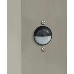 vidaXL Bolderarmatuur met sensor en stopcontact 80 cm roestvrij staal IP44