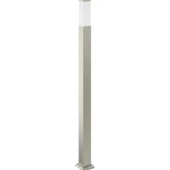 vidaXL Bolderarmatuur met sensor en stopcontact 110 cm roestvrij staal IP44