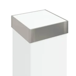 vidaXL Bolderarmatuur met sensor en stopcontact 110 cm roestvrij staal IP44