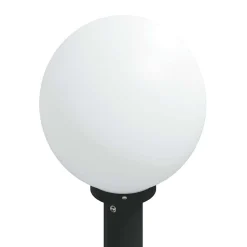 vidaXL Bolderarmatuur met stopcontact 120 cm Zwart IP44