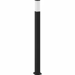 vidaXL Bolderarmatuur met stopcontact 110 cm Zwart IP44