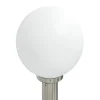 vidaXL Bolderarmatuur met stopcontact 120 cm RVS IP44