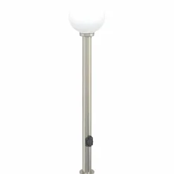 vidaXL Bolderarmatuur met stopcontact 120 cm RVS IP44