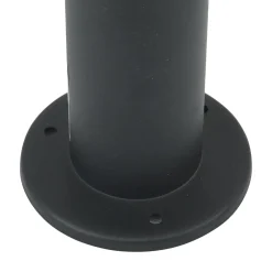 vidaXL Bolderverlichting met stopcontact 3 stuks 120 cm Zwart IP44