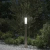 vidaXL Bolderverlichting met sensor 80 cm RVS IP44