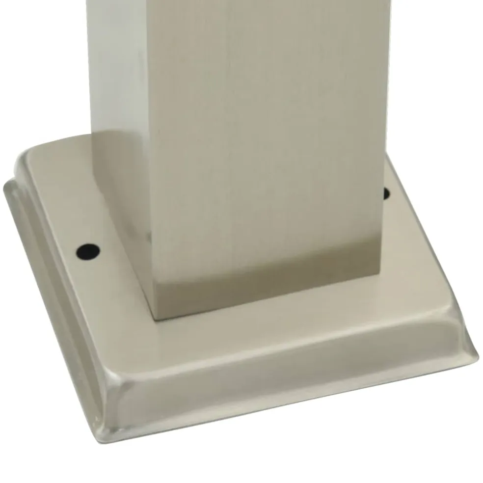 vidaXL Bolderverlichting met sensor 80 cm RVS IP44