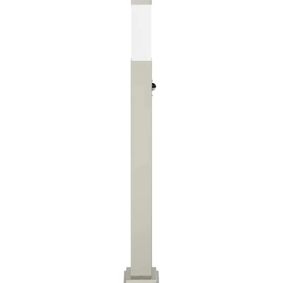 vidaXL Bolderverlichting met sensor 80 cm RVS IP44