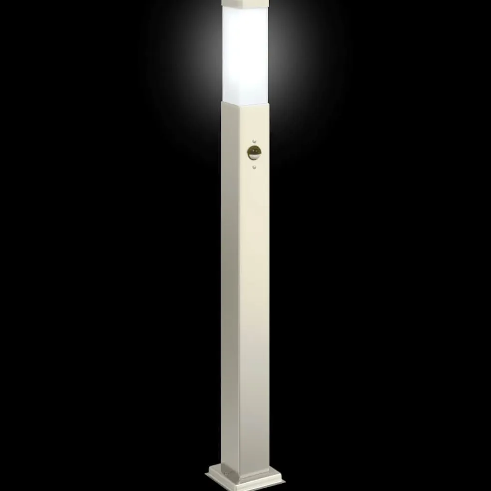 vidaXL Bolderverlichting met sensor 80 cm RVS IP44