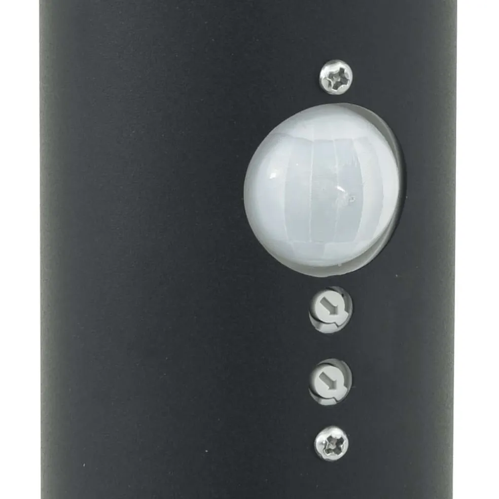 vidaXL Bolderverlichting met sensor 3 stuks 50 cm RVS IP44
