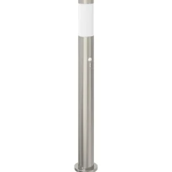 vidaXL Bolderverlichting met sensor 3 stuks 80 cm RVS IP44