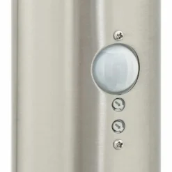 vidaXL Bolderverlichting met sensor 3 stuks 80 cm RVS IP44