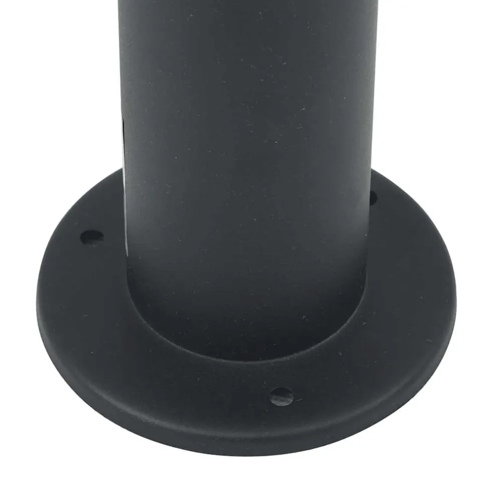 vidaXL Bolderverlichting met sensor 3 stuks 80 cm Zwart IP44