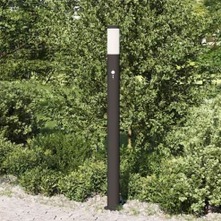 vidaXL Bolderverlichting met sensor 110 cm roestvrij staal IP44