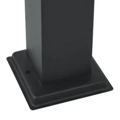 vidaXL Bolderverlichting 3 stuks 80 cm Zwart IP44
