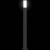 vidaXL Bolderverlichting 3 stuks 110 cm Zwart IP44