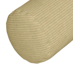vidaXL Bolster Kussens 2 stuks Grijs groen Ø 15 x 40 cm Cordstof