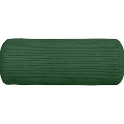vidaXL Bolster Kussens 2 stuks Donkergroen Ø 15 x 40 cm Cordstof