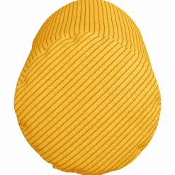 vidaXL Bolster Kussens 2 stuks Lichtgeel Ø 15 x 40 cm Cordstof