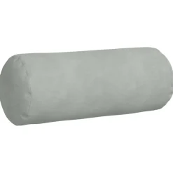 vidaXL Bolster Kussens 2 stuks Lichtgrijs Ø 15 x 40 cm Cordstof