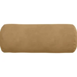 vidaXL Bolster Kussens 2 stuks Bruin Ø 15 x 40 cm Cordstof