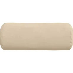 vidaXL Bolster Kussens 2 stuks Crème Ø 15 x 40 cm Microvezel Stof