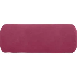 vidaXL Bolster Kussens 2 stuks Wijnrood Ø 15 x 40 cm Cordstof