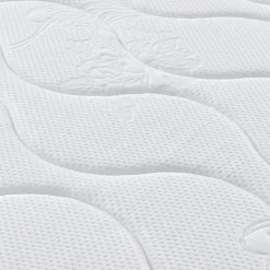vidaXL Bonell pocketvering matras Medium 80 x 200 cm Wit