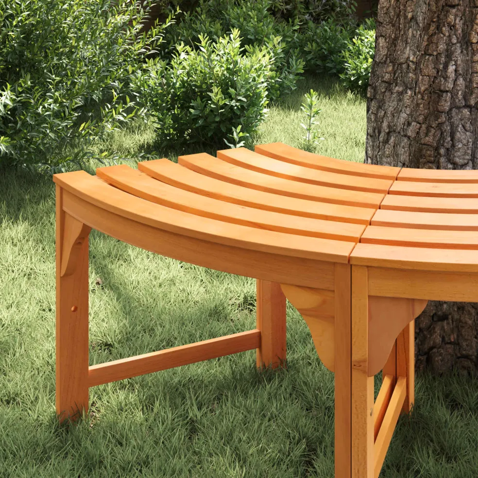 vidaXL Boom bank 4 -Seater 160 x 80 x 45cm Massief Eucalyptus Hout