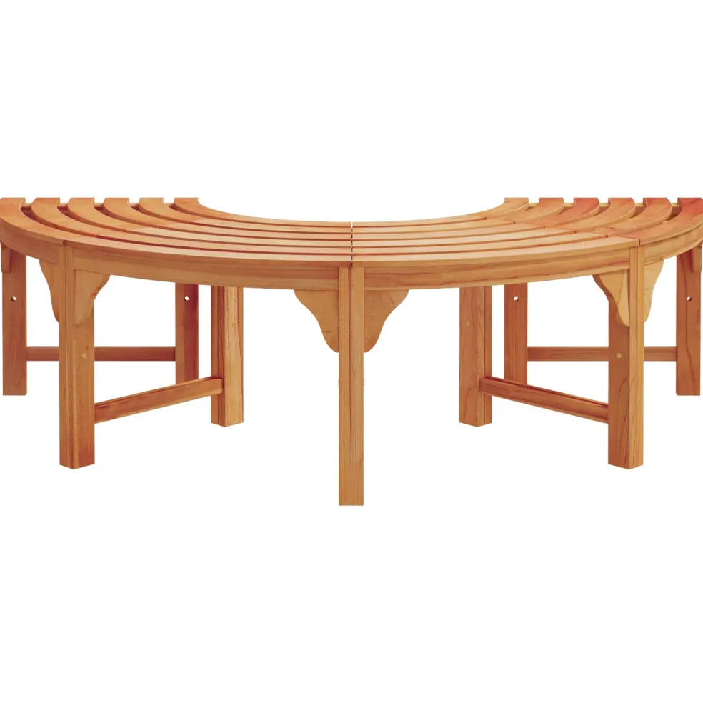 vidaXL Boom bank 4 -Seater 160 x 80 x 45cm Massief Eucalyptus Hout