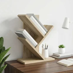 vidaXL Boomvormige boekenplank met 3 planken 30 x 18 x 40 cm
