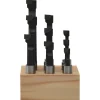vidaXL Boorfrezen 9 st met houtbasis 12 mm
