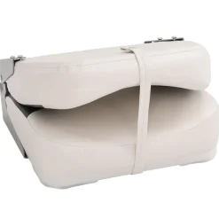 vidaXL Bootstoelen 2 st inklapbaar met hoge rugleuning 41x36x48 cm