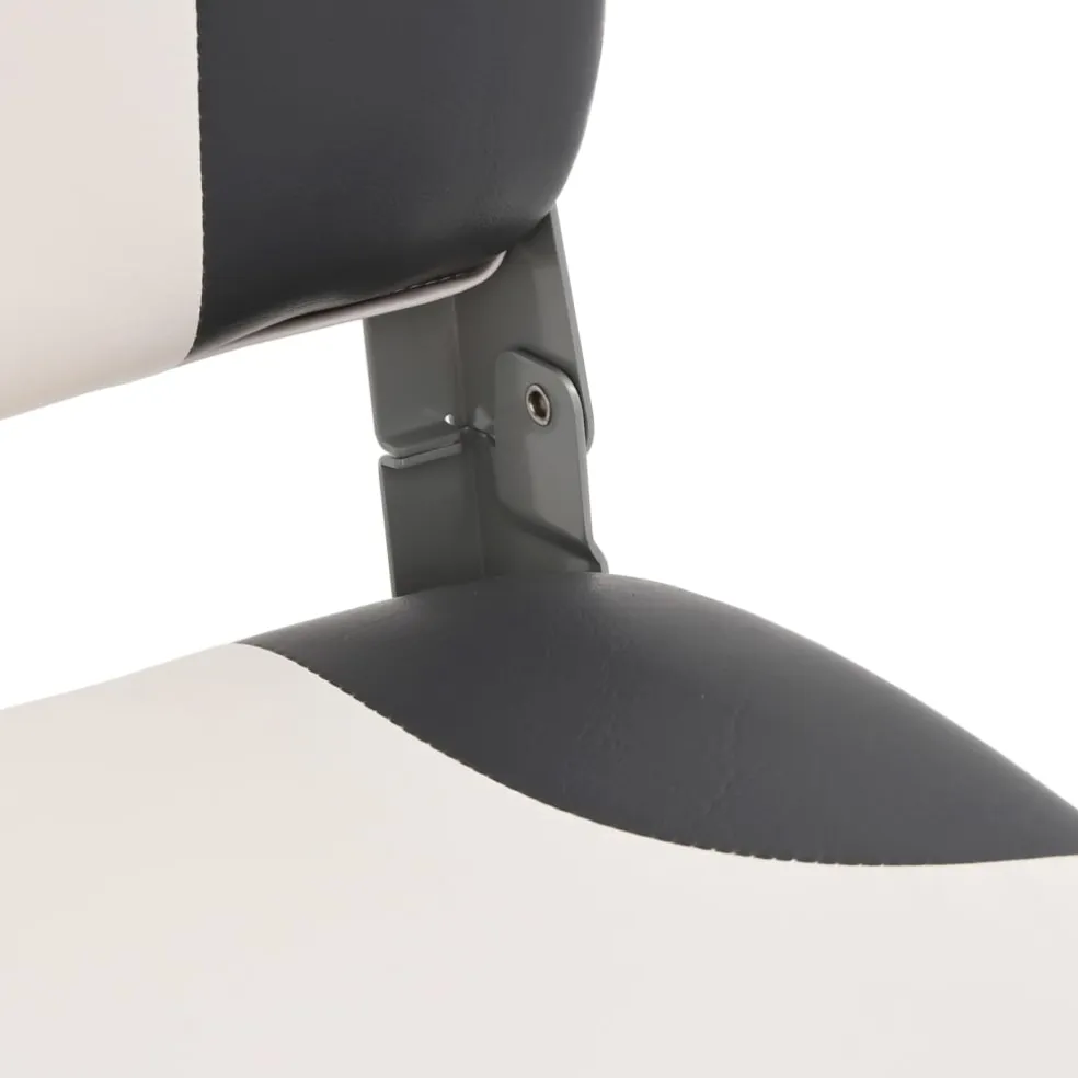 vidaXL Bootstoelen 2 st inklapbaar met hoge rugleuning 41x36x48 cm