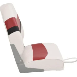 vidaXL Bootstoelen 2 st inklapbaar met hoge rugleuning 39x43x58 cm