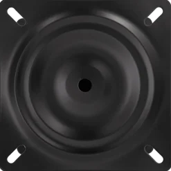 vidaXL Bootstoelpoot 18 cm staal zwart