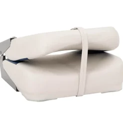 vidaXL Bootstoel 1 set inklapbaar 41x36x48 cm blauw en wit
