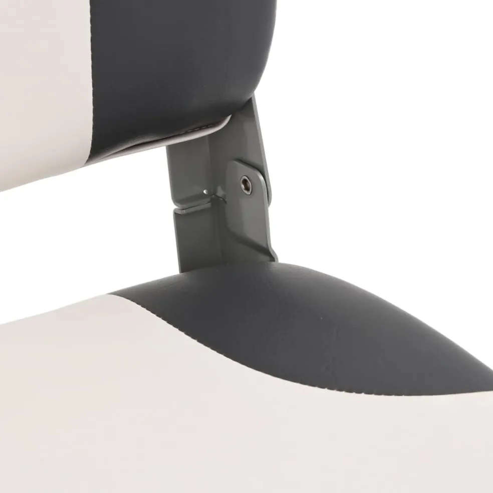 vidaXL Bootstoel 1 set inklapbaar lage rugleuning fixeerlus