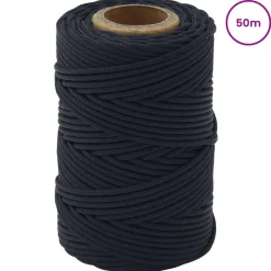vidaXL Boottouw 0.2 mm 50 m Koninklijk Blauw Polyester