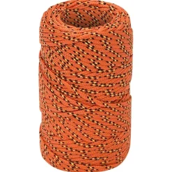 vidaXL Boottouw 2 mm 25 m polypropyleen oranje