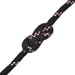 vidaXL Boot touw 6 mm 100 m polypropyleen zwart