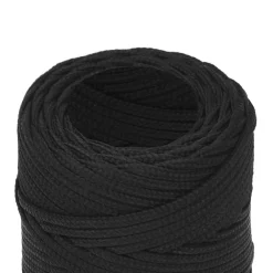 vidaXL Boottouw 2 mm 250 m polypropeen zwart