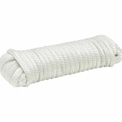 vidaXL Boottouw 10 mm 6 m Wit Polyester