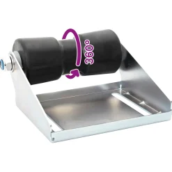 vidaXL Boot Trailer Roller met Beugel 20,3 cm Gegalvaniseerd staal