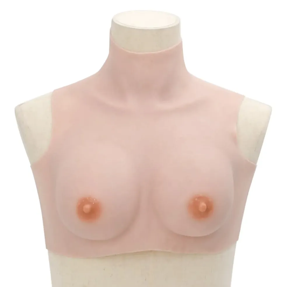vidaXL Borstprothese B-cup silicone Kaukasisch