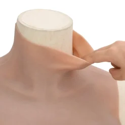 vidaXL Borstprothese B-cup silicone tan
